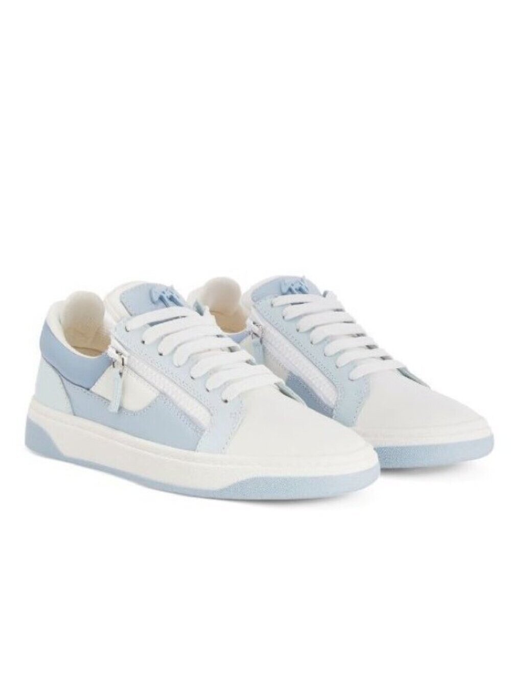 Giuseppe Zanotti Colorblock Leather Double-Zip Sneakers, Size EU 43 New SOLD OUT